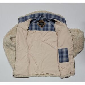 Ladies Pendleton Sherpa Zip Sweatshirt Shacket Jacket Large‎ Great Condition